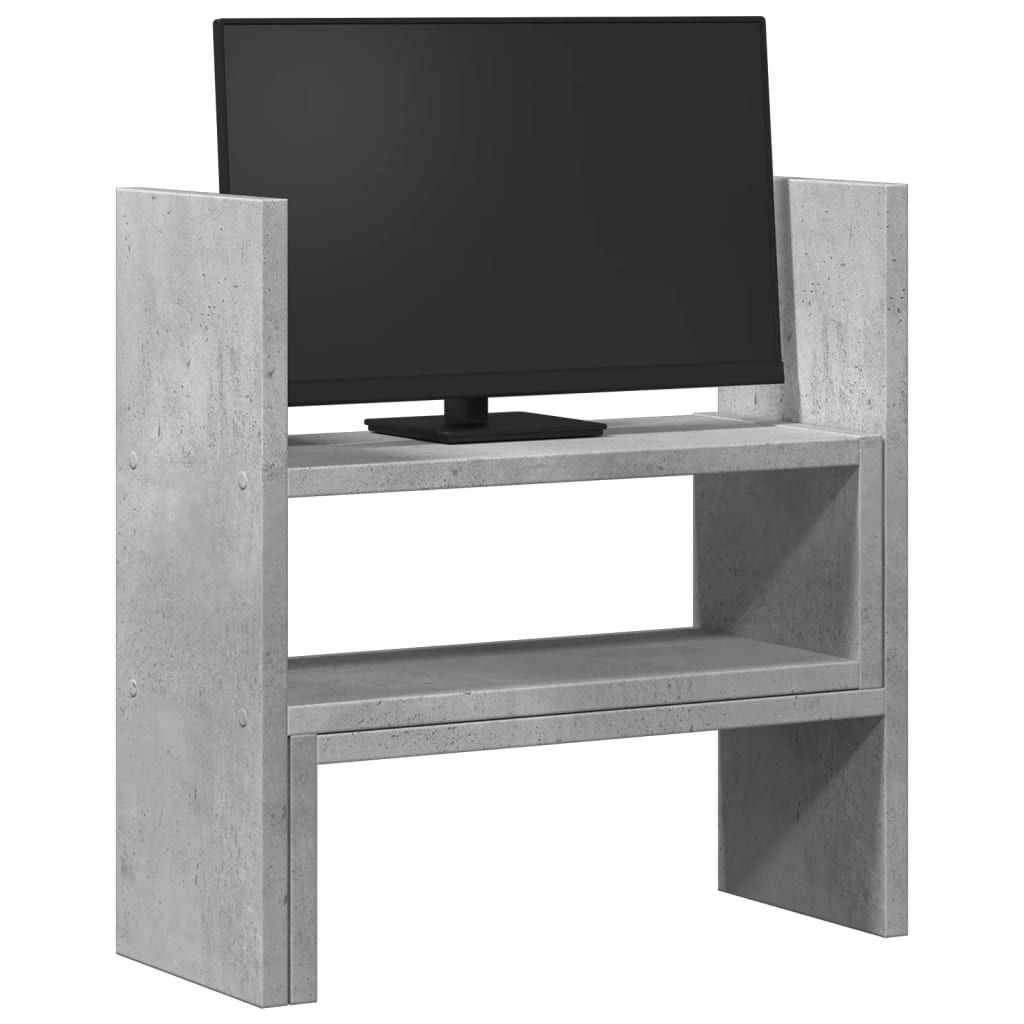 vidaXL Desk Organiser Adjustable White 40x17x41 cm Engineered Wood - Office Storage from vidaXL