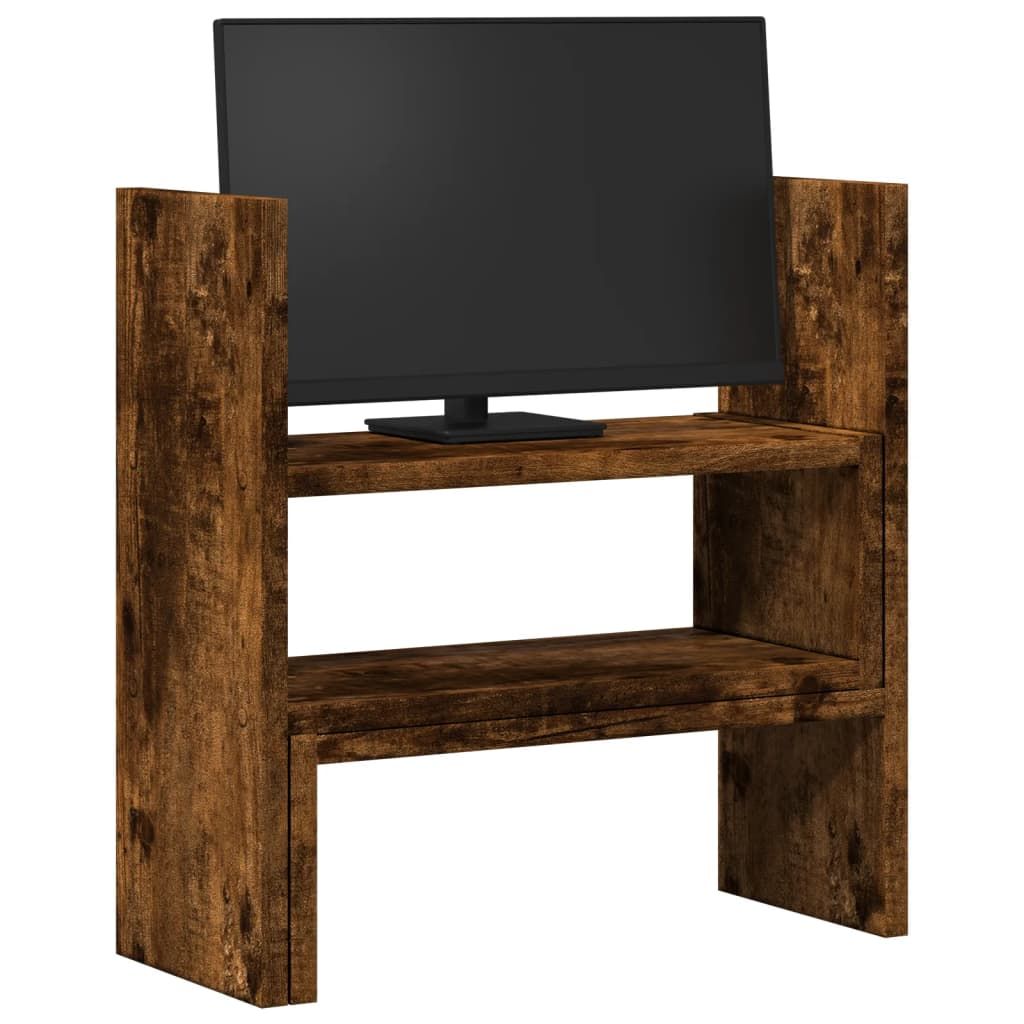 vidaXL Desk Organiser Adjustable White 40x17x41 cm Engineered Wood - Office Storage from vidaXL