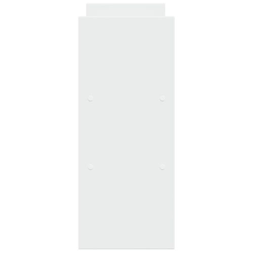 vidaXL Desk Organiser Adjustable White 40x17x41 cm Engineered Wood - Office Storage from vidaXL