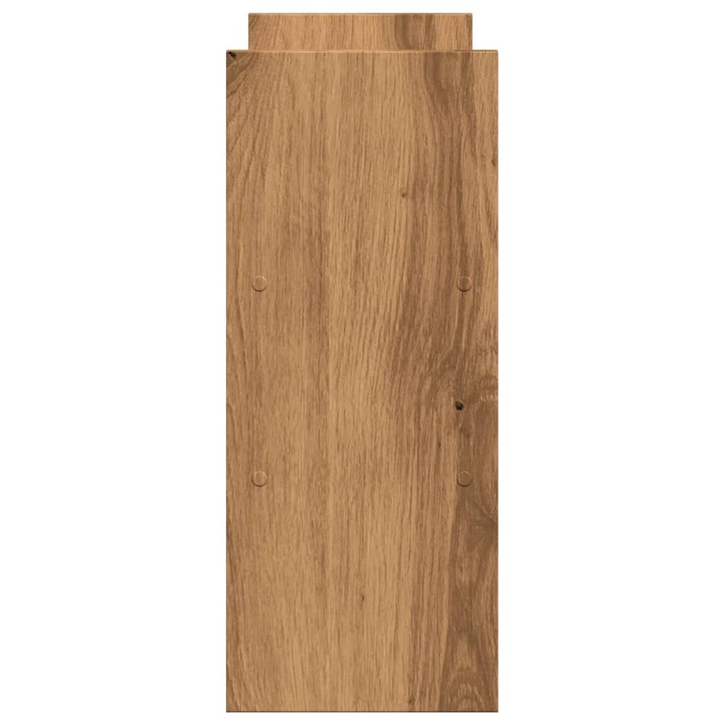 vidaXL Desk Organiser Adjustable White 40x17x41 cm Engineered Wood - Office Storage from vidaXL