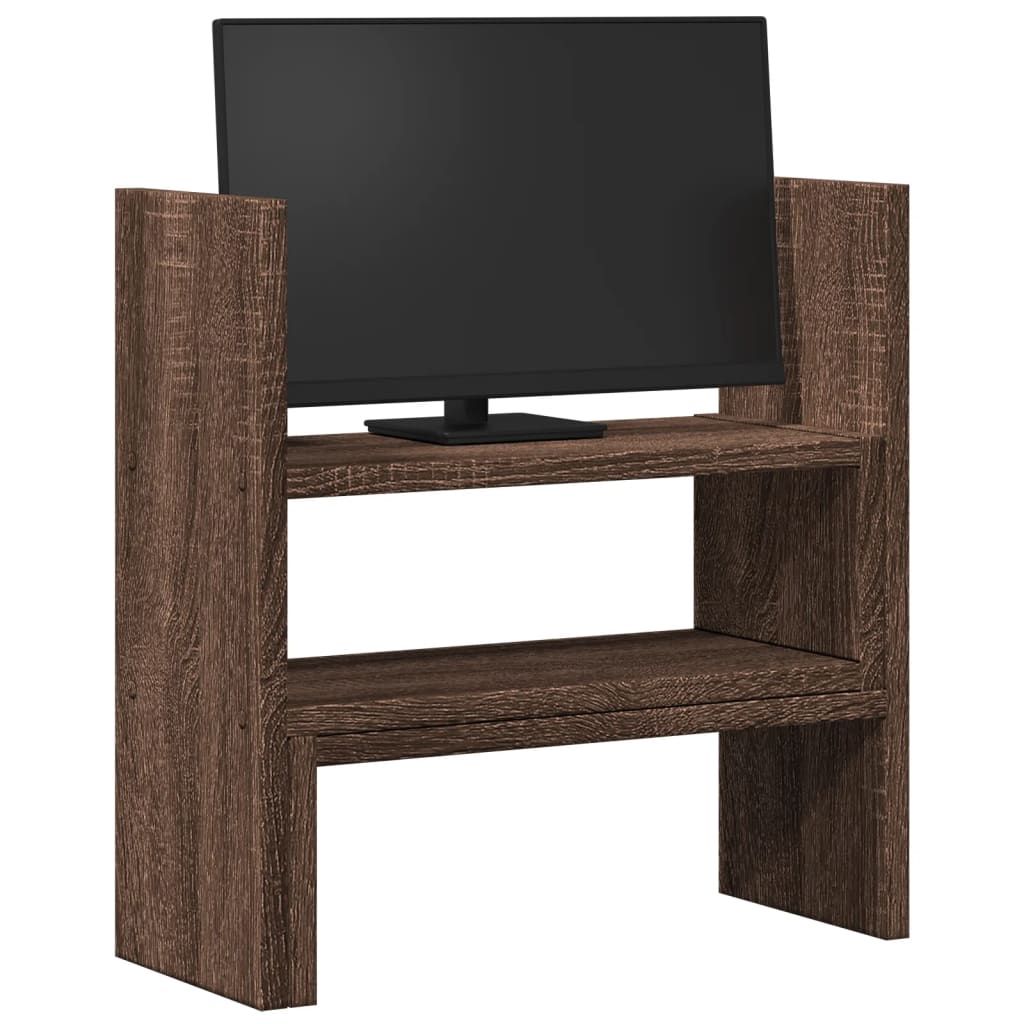 vidaXL Desk Organiser Adjustable White 40x17x41 cm Engineered Wood - Office Storage from vidaXL