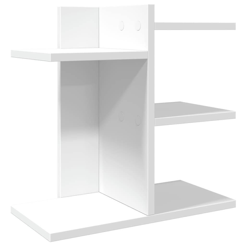 vidaXL Desk Organiser White 42x21.5x42 cm Engineered wood - Office Storage from vidaXL