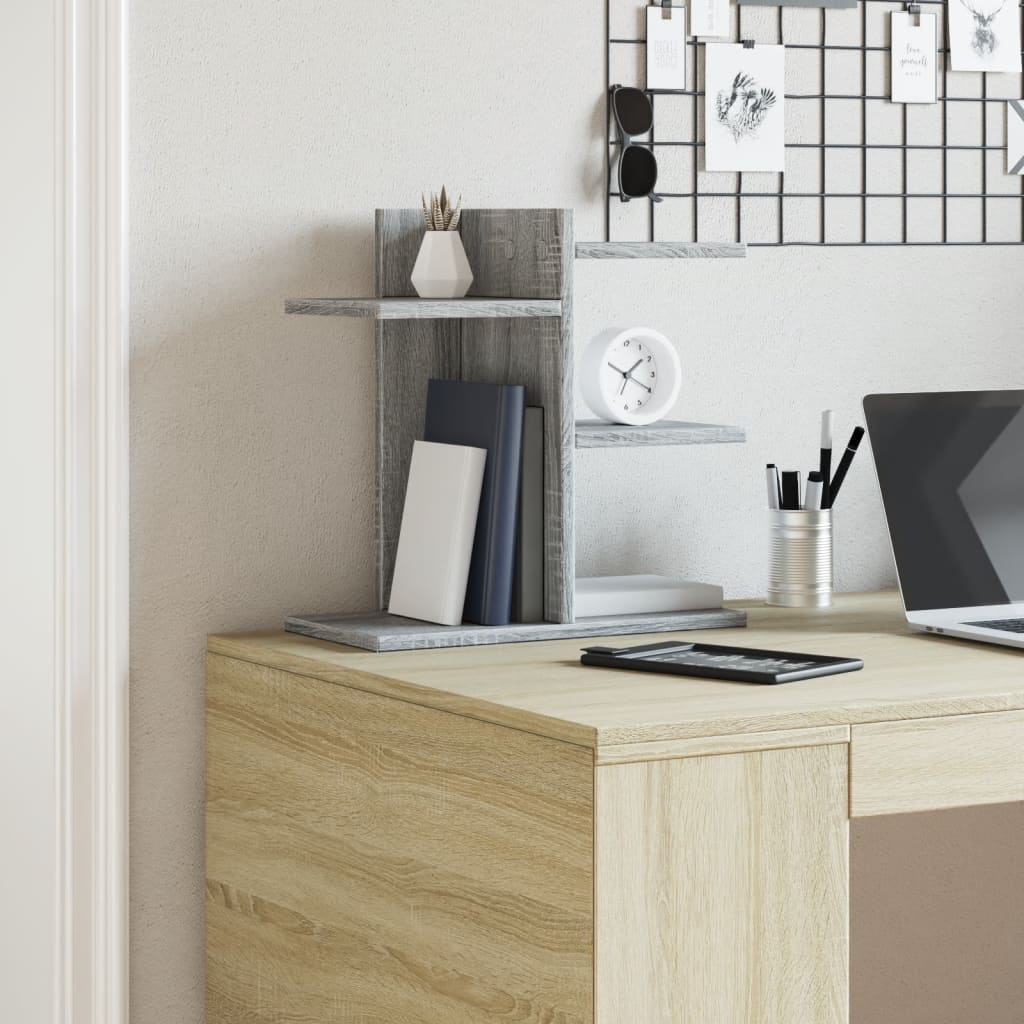 vidaXL Desk Organiser White 42x21.5x42 cm Engineered wood - Office Storage from vidaXL