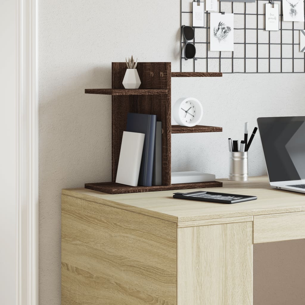 vidaXL Desk Organiser White 42x21.5x42 cm Engineered wood - Office Storage from vidaXL