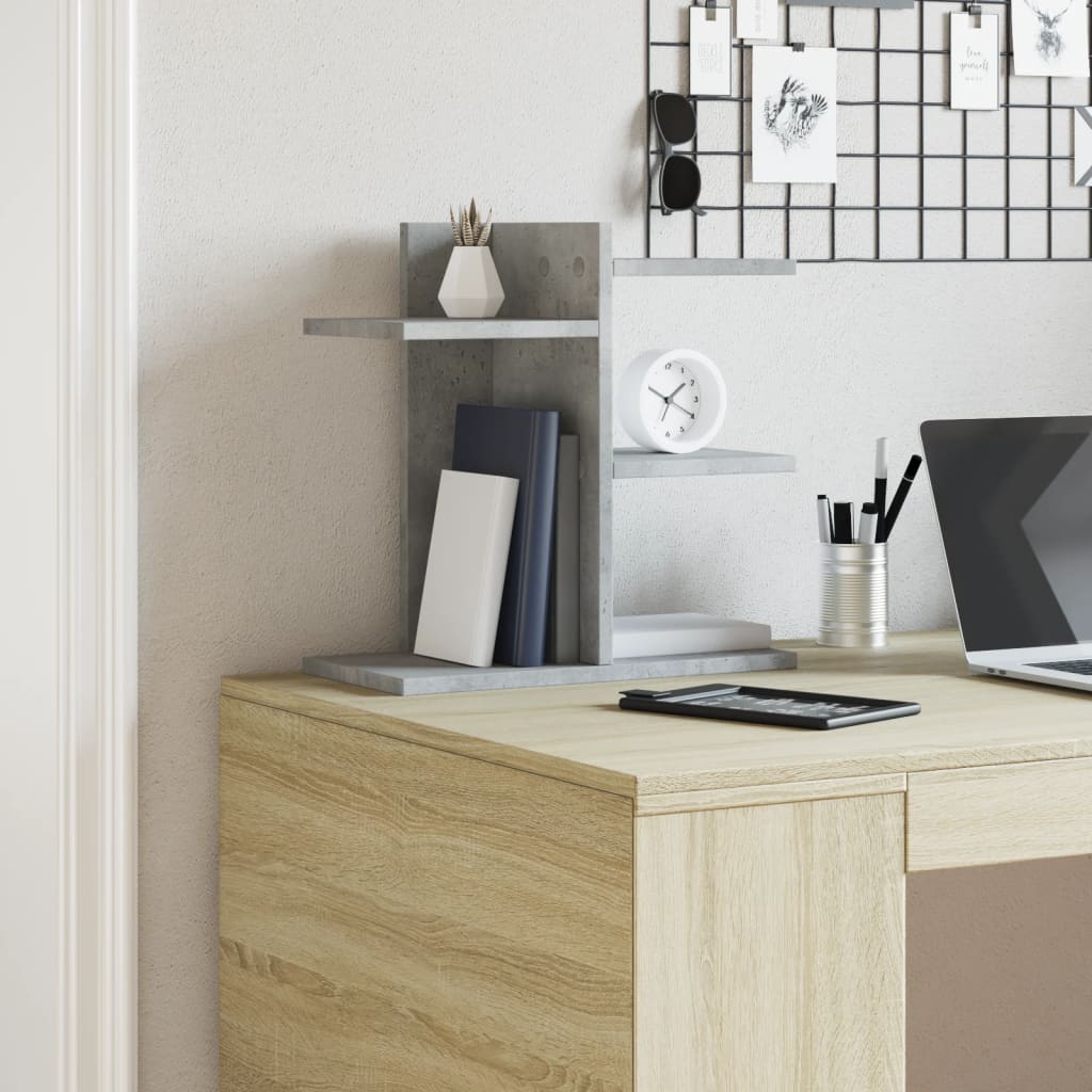 vidaXL Desk Organiser White 42x21.5x42 cm Engineered wood - Office Storage from vidaXL