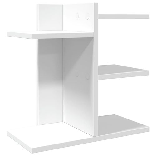 vidaXL Desk Organiser White 42x21.5x42 cm Engineered wood - Office Storage from vidaXL