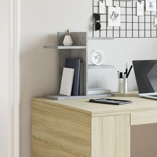 vidaXL Desk Organiser White 42x21.5x42 cm Engineered wood - Office Storage from vidaXL