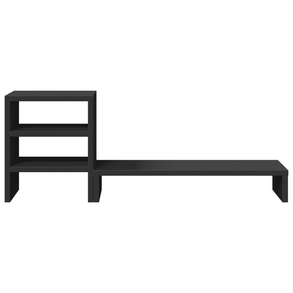 vidaXL Monitor Stand with Desk Organiser White Engineered Wood - Office Storage from vidaXL