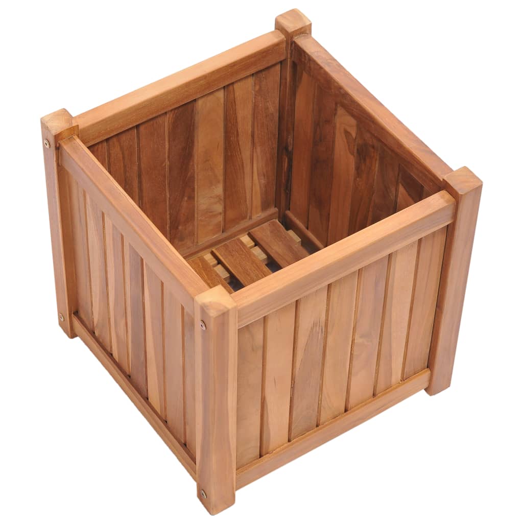 vidaXL Raised Bed 30x30x30 cm Solid Teak Wood - Raised Beds from vidaXL