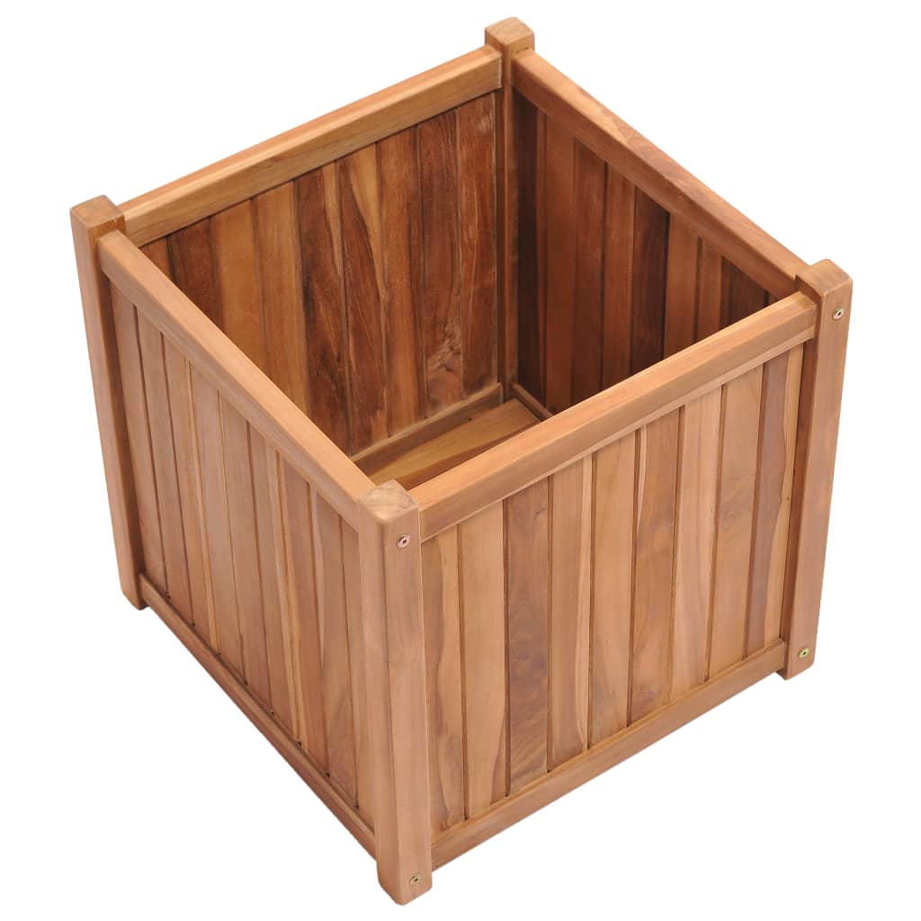 vidaXL Raised Bed 30x30x30 cm Solid Teak Wood - Raised Beds from vidaXL