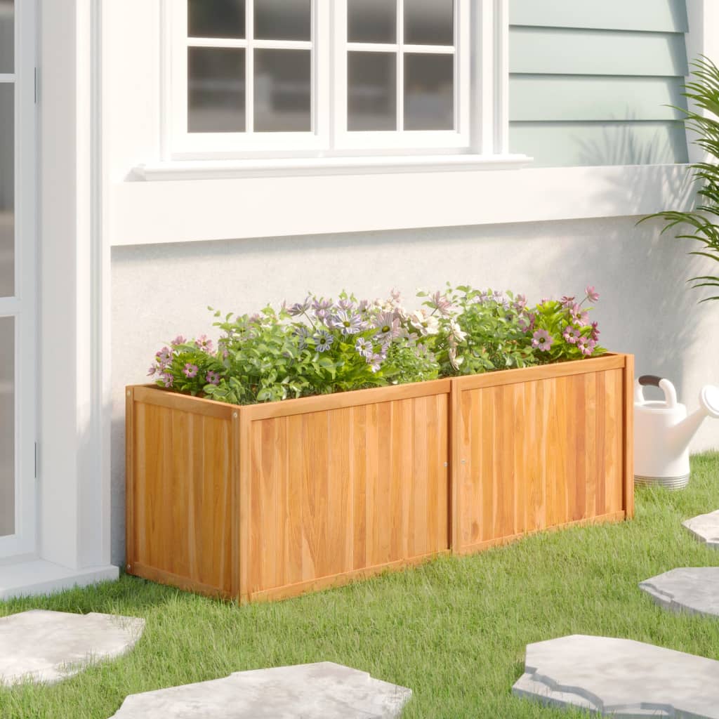 vidaXL Raised Bed 30x30x30 cm Solid Teak Wood - Raised Beds from vidaXL