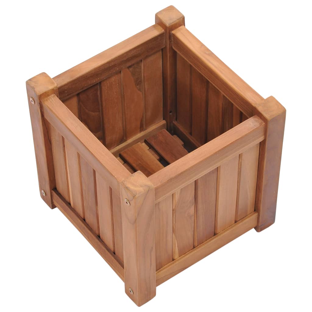 vidaXL Raised Bed 30x30x30 cm Solid Teak Wood - Raised Beds from vidaXL