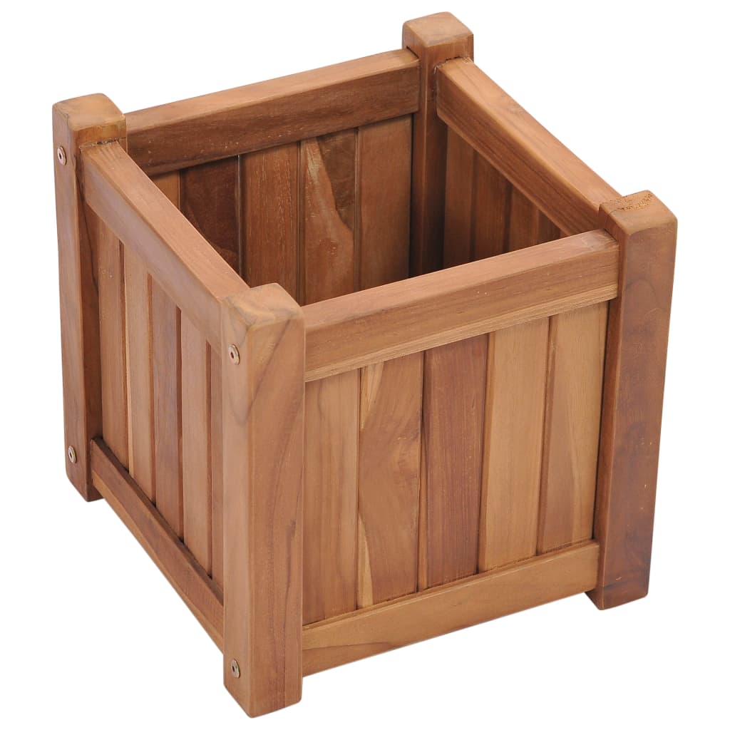 vidaXL Raised Bed 30x30x30 cm Solid Teak Wood - Raised Beds from vidaXL
