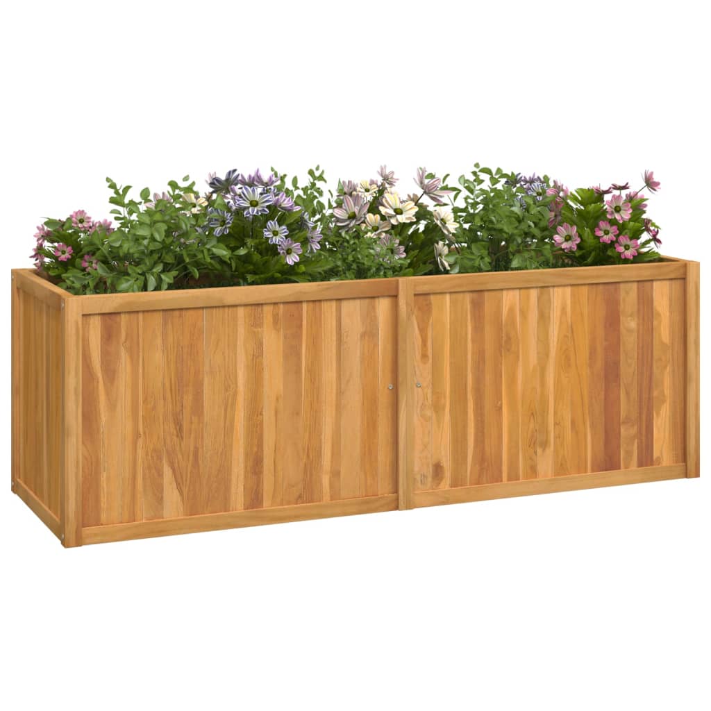 vidaXL Raised Bed 30x30x30 cm Solid Teak Wood - Raised Beds from vidaXL