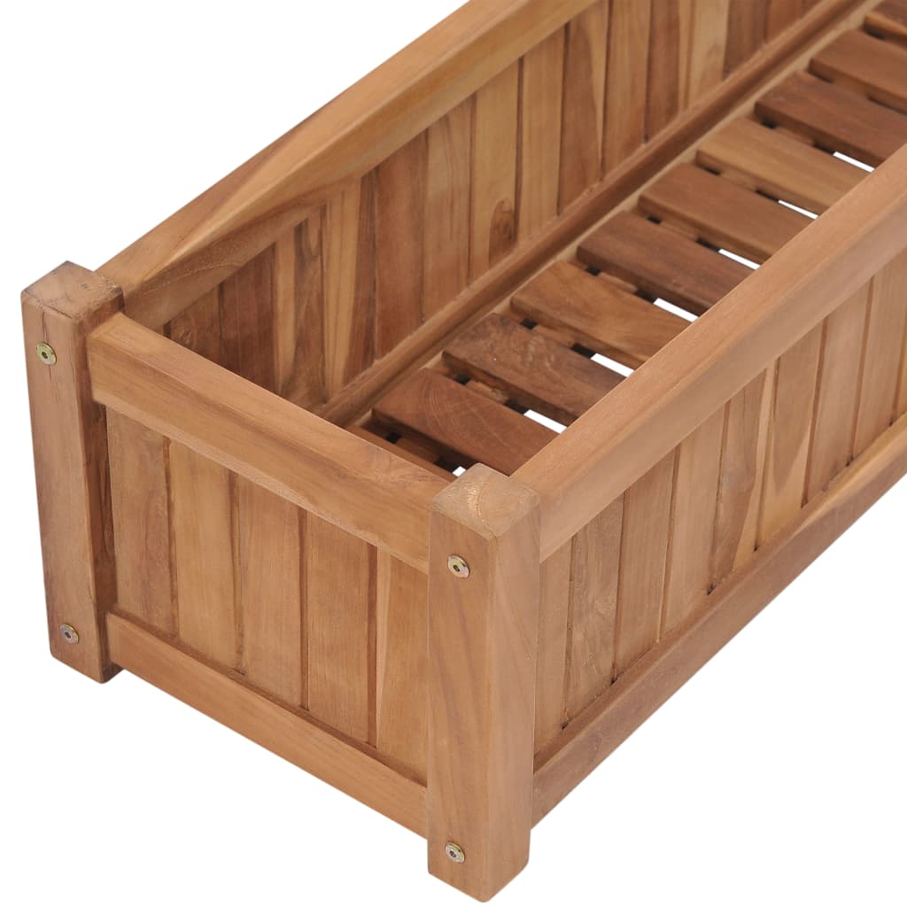 vidaXL Raised Bed 30x30x30 cm Solid Teak Wood - Raised Beds from vidaXL