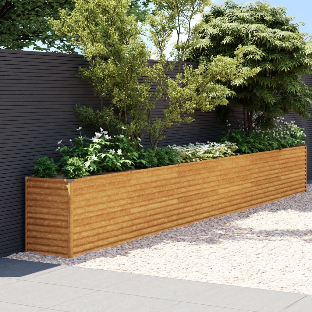vidaXL Garden Raised Bed 100x50x36 cm Corten Steel - Raised Beds from vidaXL