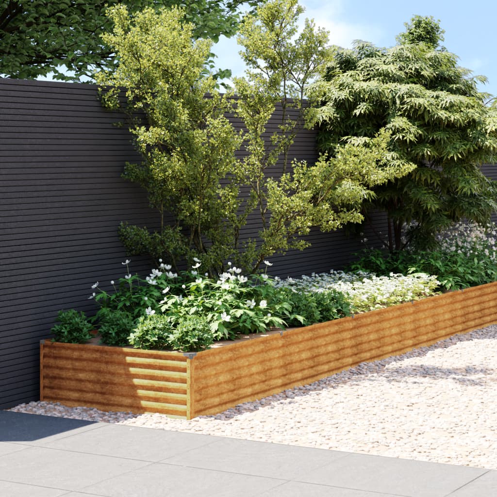 vidaXL Garden Raised Bed 100x50x36 cm Corten Steel - Raised Beds from vidaXL