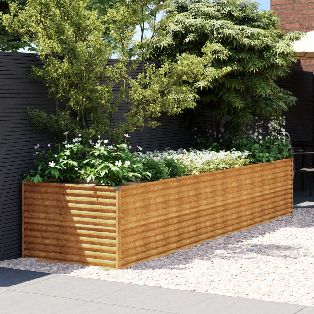vidaXL Garden Raised Bed 100x50x36 cm Corten Steel - Raised Beds from vidaXL