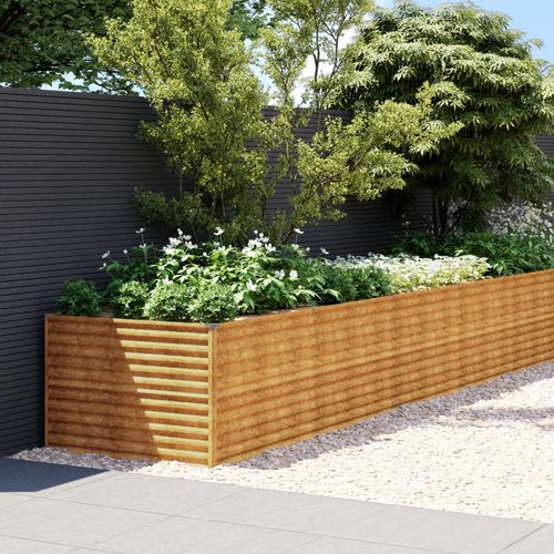 vidaXL Garden Raised Bed 100x50x36 cm Corten Steel - Raised Beds from vidaXL