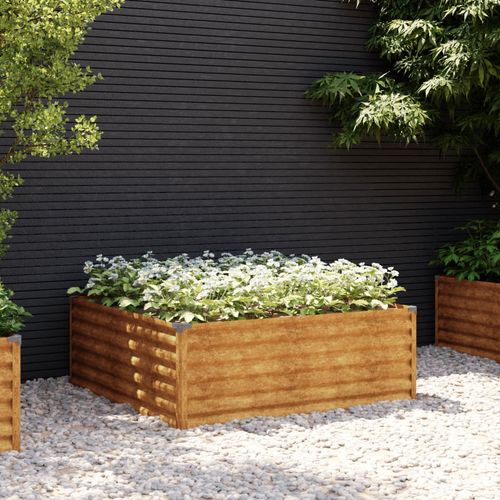 vidaXL Garden Raised Bed 100x50x36 cm Corten Steel - Raised Beds from vidaXL
