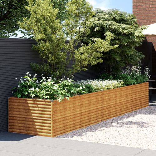 vidaXL Garden Raised Bed 100x50x36 cm Corten Steel - Raised Beds from vidaXL