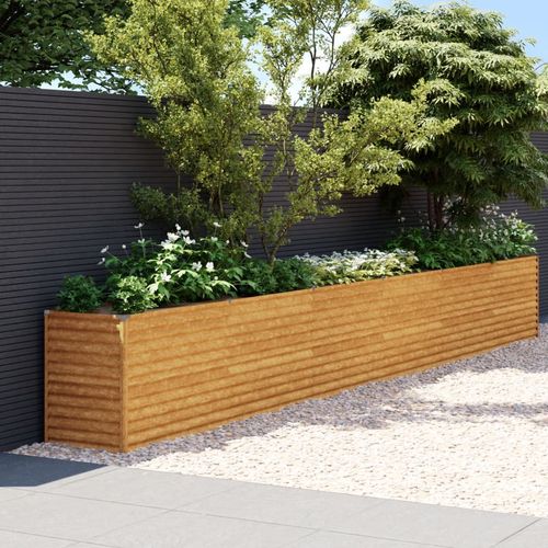 vidaXL Garden Raised Bed 100x50x36 cm Corten Steel - Raised Beds from vidaXL
