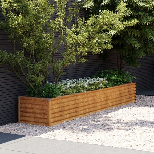 vidaXL Garden Raised Bed 100x50x36 cm Corten Steel - Raised Beds from vidaXL