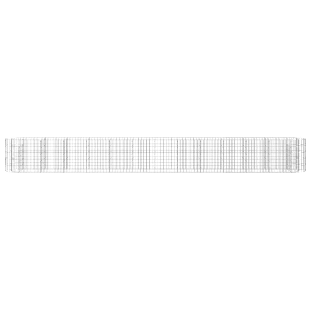 vidaXL Gabion Raised Bed Galvanised Iron 120x50x50 cm - Raised Beds from vidaXL