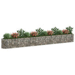 vidaXL vidaXL Gabion Raised Bed Galvanised Iron 120x50x50 cm - Raised Beds