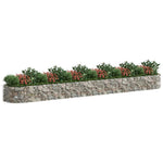 vidaXL Gabion Raised Bed Galvanised Iron 120x50x50 cm by vidaXL