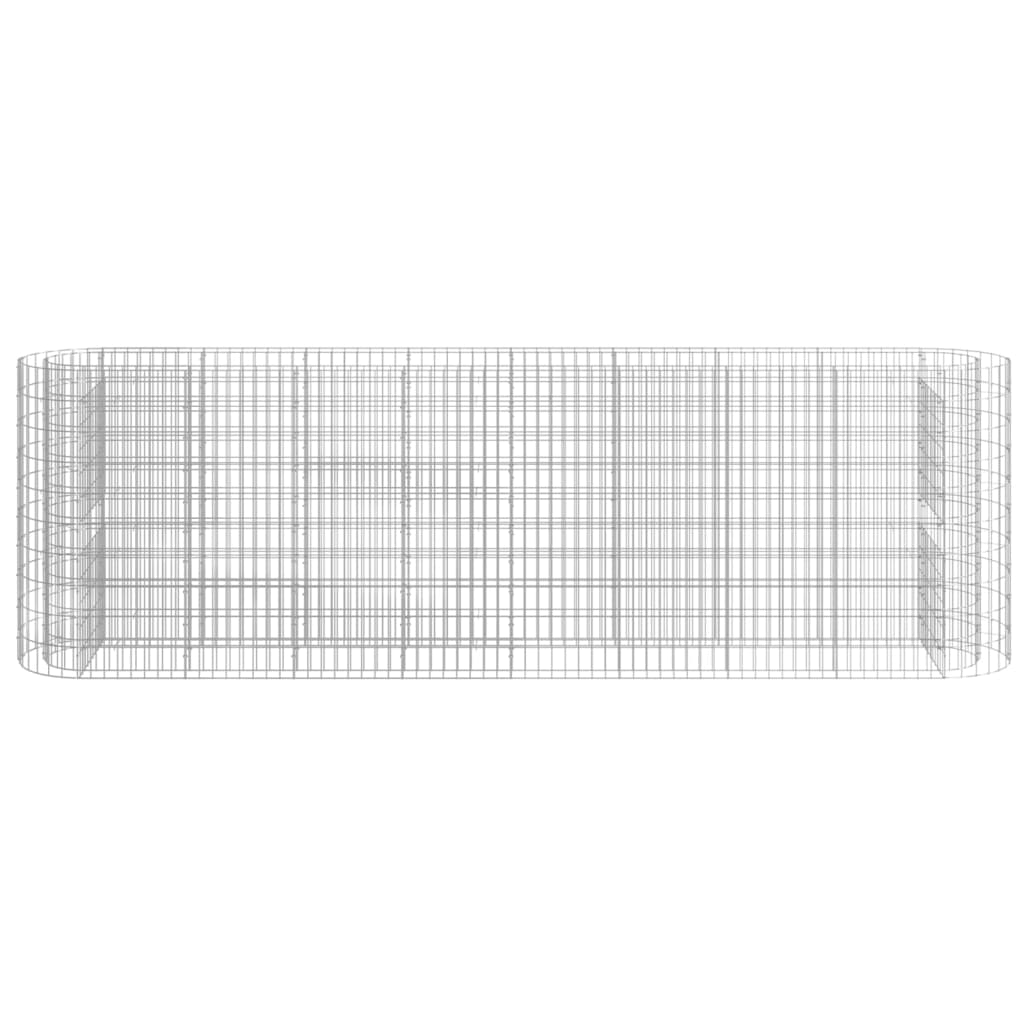 vidaXL Gabion Raised Bed Galvanised Iron 120x50x50 cm - Raised Beds from vidaXL