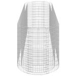 vidaXL vidaXL Gabion Raised Bed Galvanised Iron 120x50x50 cm - Raised Beds