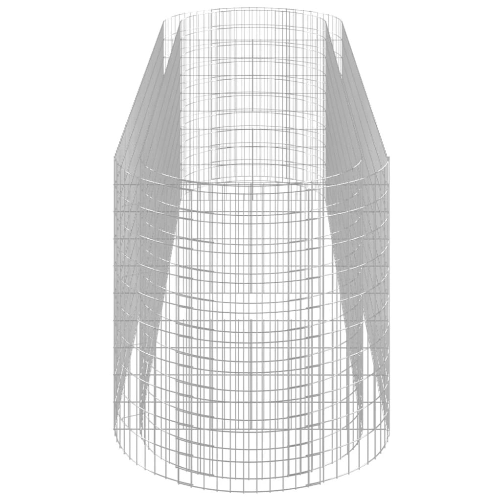 vidaXL vidaXL Gabion Raised Bed Galvanised Iron 120x50x50 cm - Raised Beds