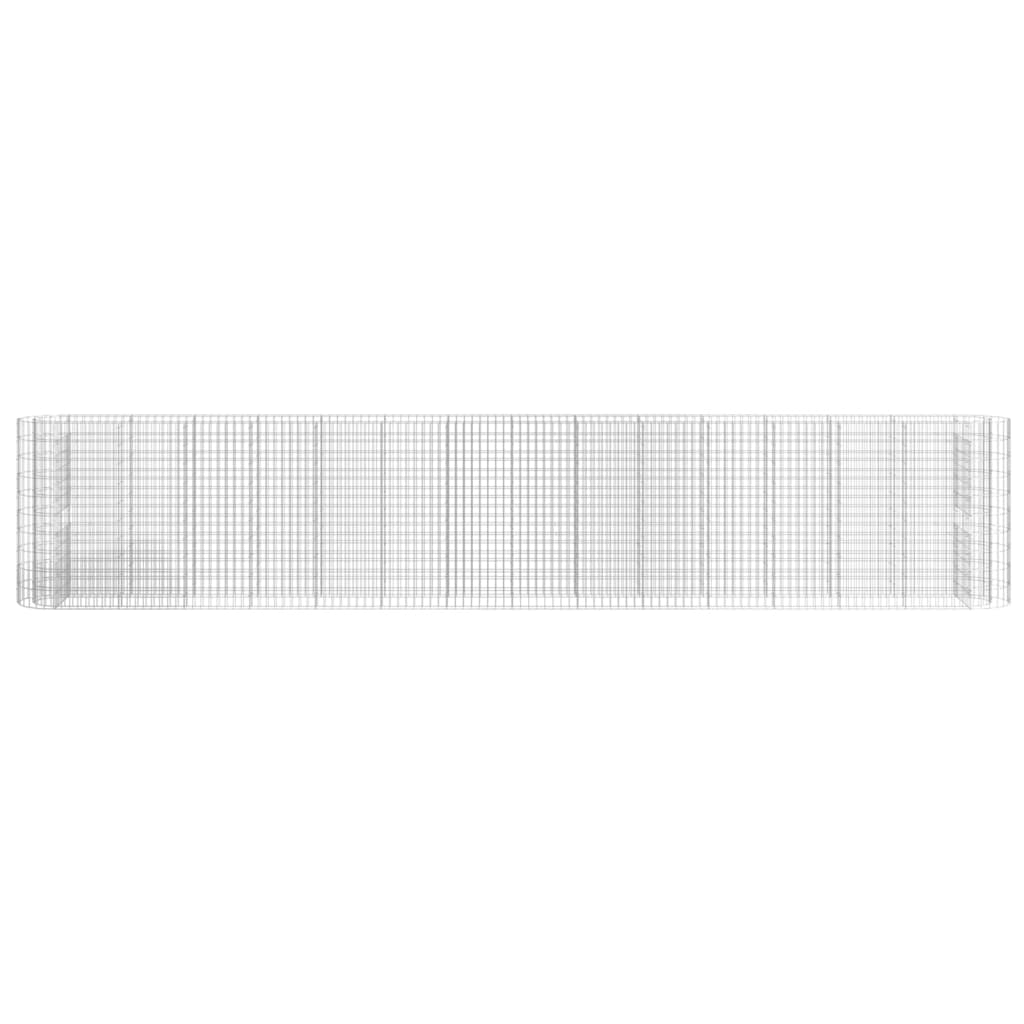 vidaXL Gabion Raised Bed Galvanised Iron 120x50x50 cm - Raised Beds from vidaXL