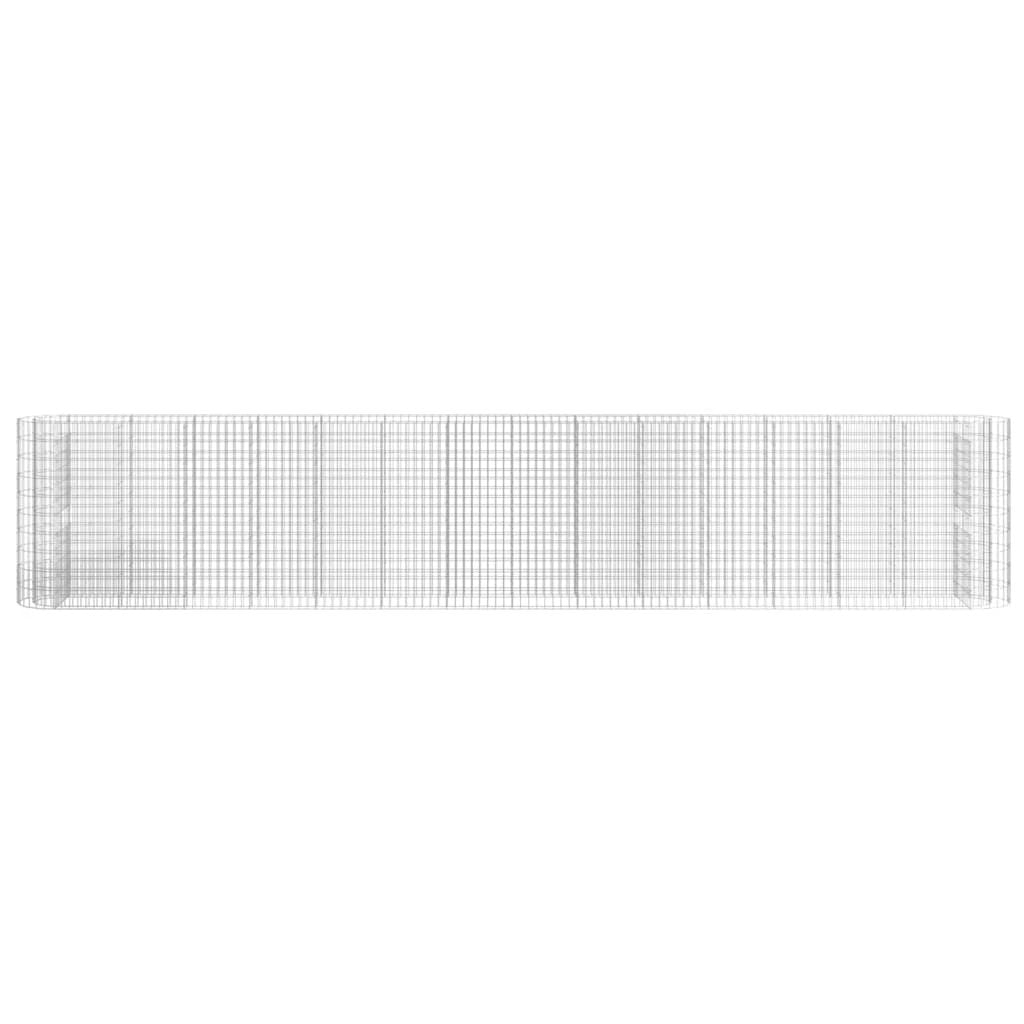 vidaXL Gabion Raised Bed Galvanised Iron 120x50x50 cm by vidaXL