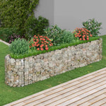 vidaXL Gabion Raised Bed Galvanised Iron 120x50x50 cm by vidaXL