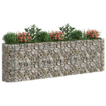 vidaXL vidaXL Gabion Raised Bed Galvanised Iron 120x50x50 cm - Raised Beds