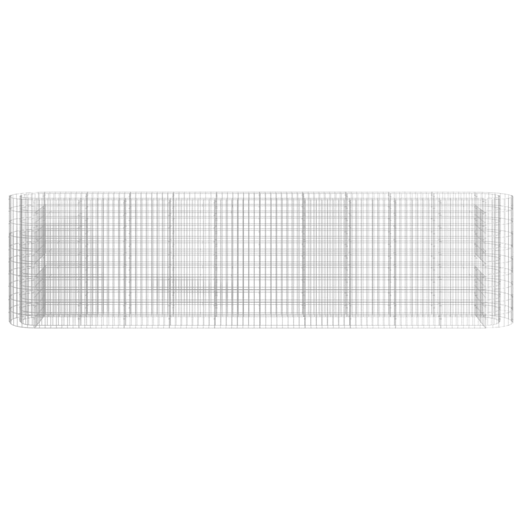 vidaXL Gabion Raised Bed Galvanised Iron 120x50x50 cm - Raised Beds from vidaXL