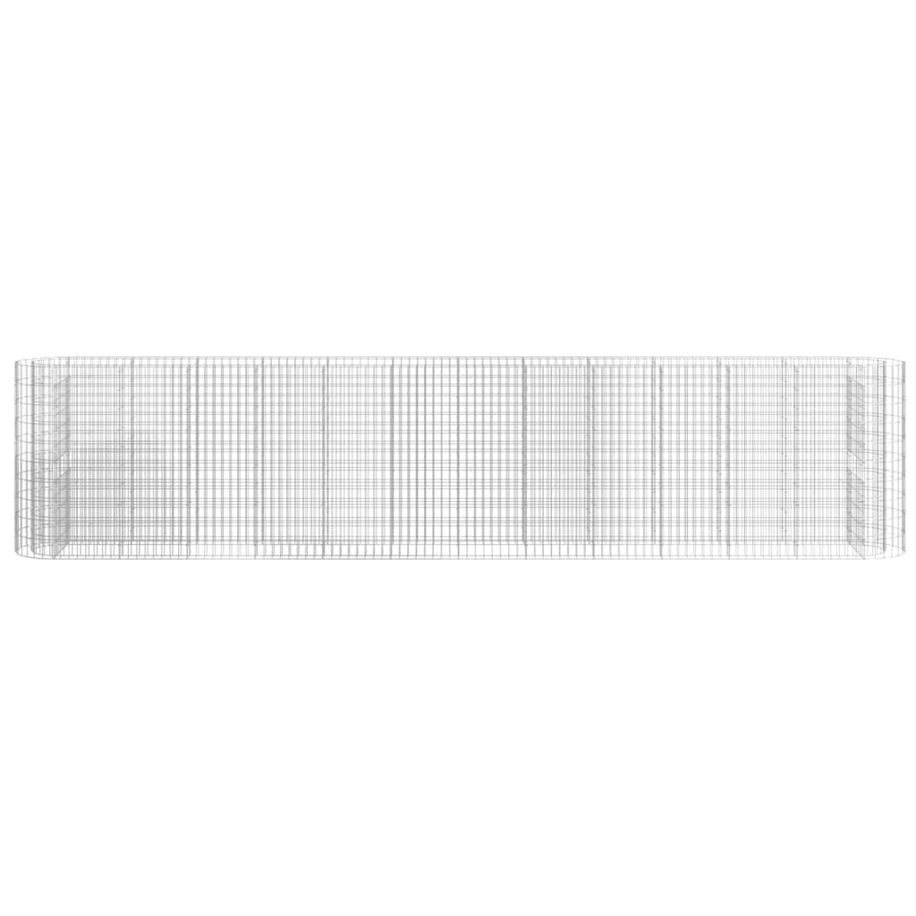 vidaXL Gabion Raised Bed Galvanised Iron 120x50x50 cm - Raised Beds from vidaXL