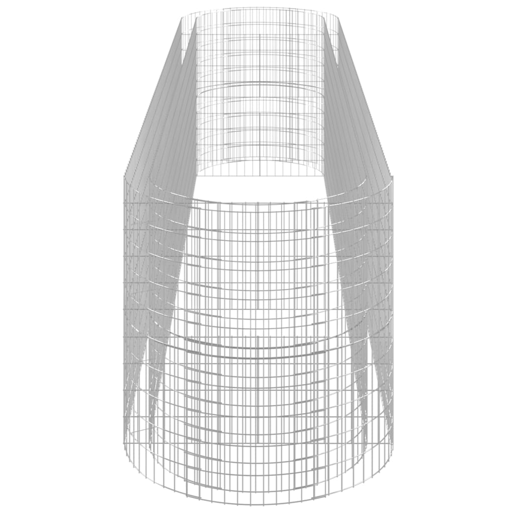 vidaXL Gabion Raised Bed Galvanised Iron 120x50x50 cm - Raised Beds from vidaXL