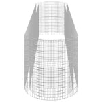 vidaXL Gabion Raised Bed Galvanised Iron 120x50x50 cm by vidaXL