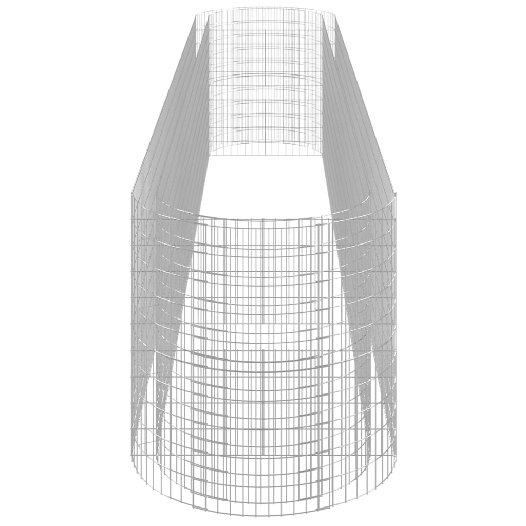 vidaXL Gabion Raised Bed Galvanised Iron 120x50x50 cm - Raised Beds from vidaXL