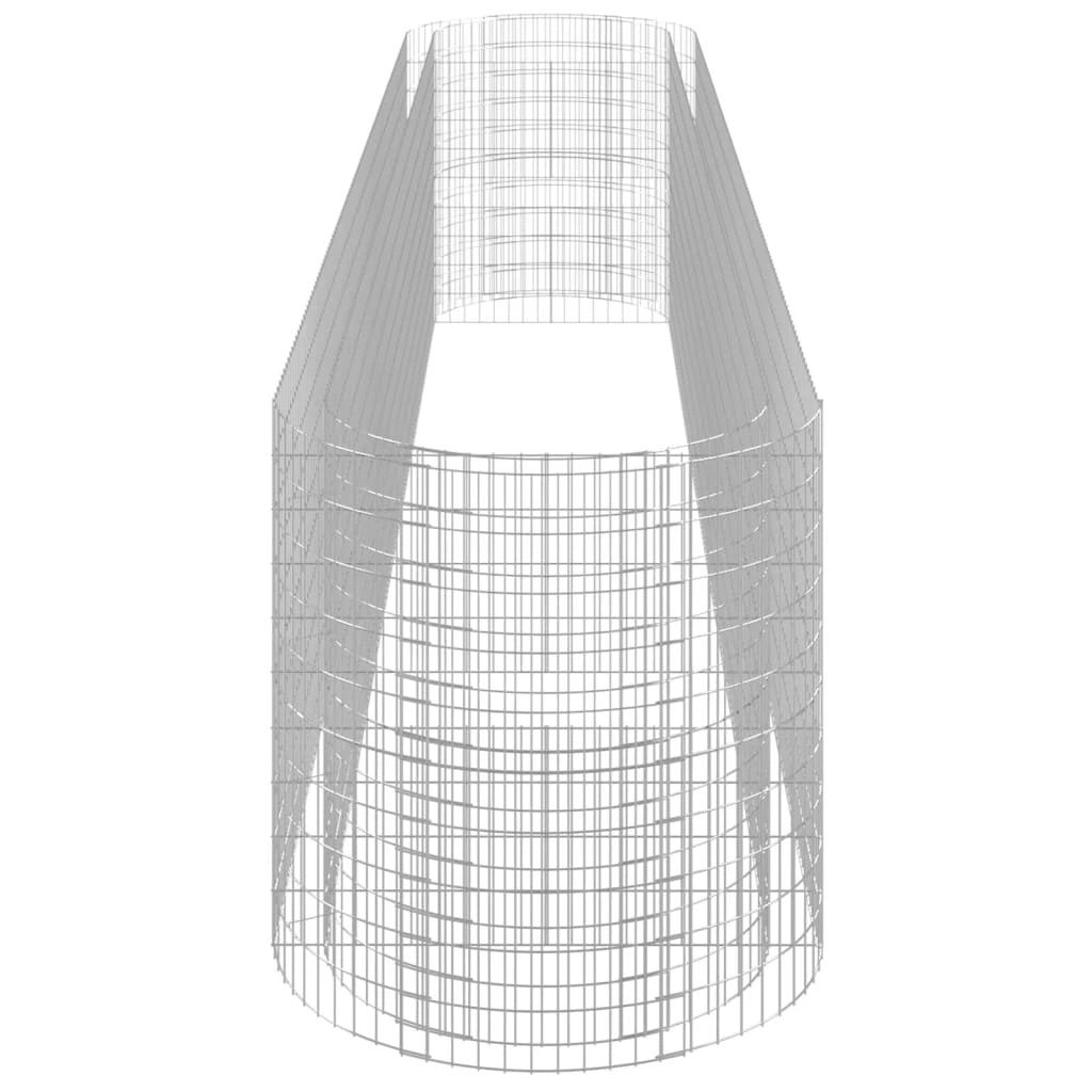 vidaXL Gabion Raised Bed Galvanised Iron 120x50x50 cm by vidaXL