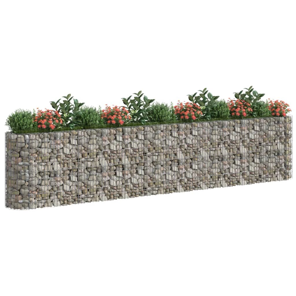 vidaXL Gabion Raised Bed Galvanised Iron 120x50x50 cm by vidaXL