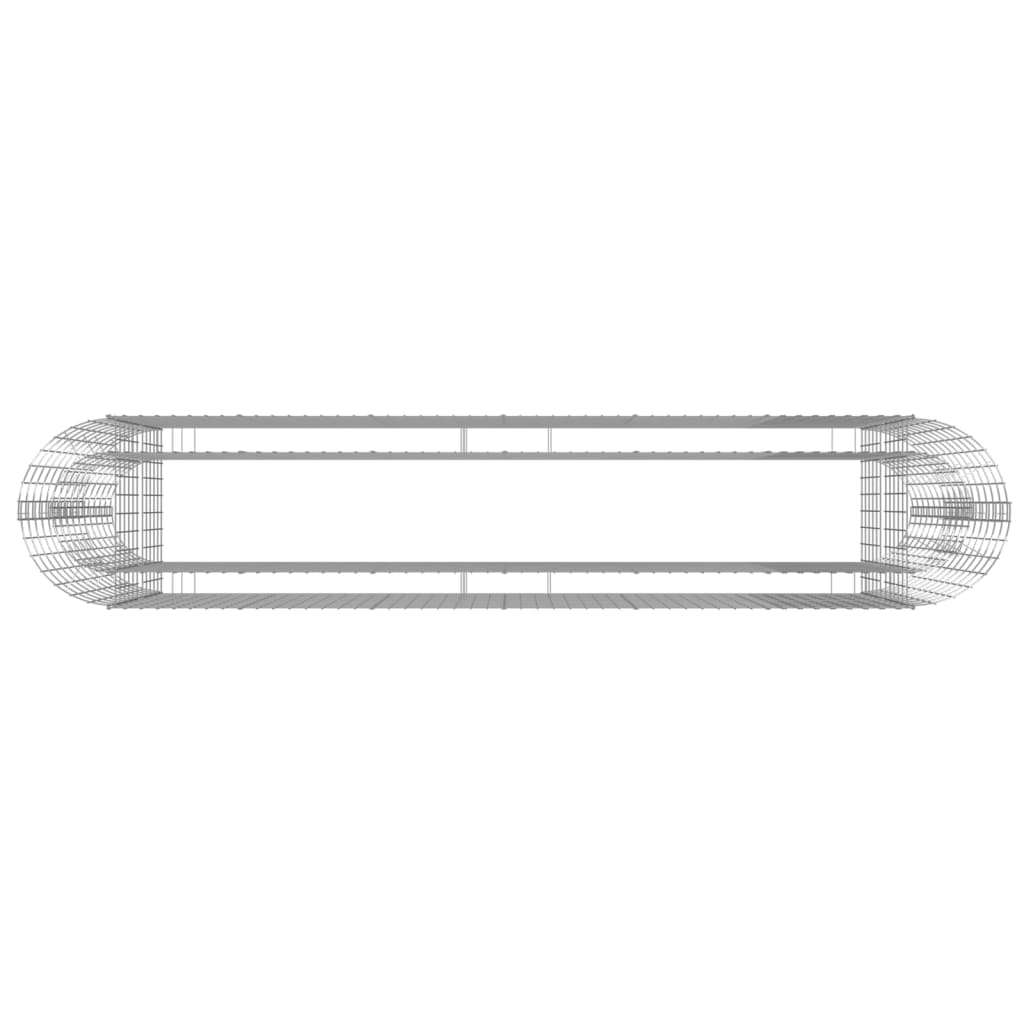 vidaXL Gabion Raised Bed Galvanised Iron 120x50x50 cm - Raised Beds from vidaXL