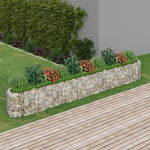 vidaXL vidaXL Gabion Raised Bed Galvanised Iron 120x50x50 cm - Raised Beds