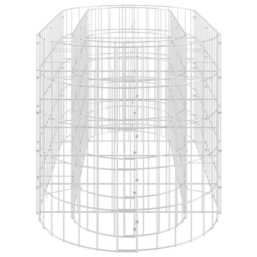 vidaXL Gabion Raised Bed Galvanised Iron 120x50x50 cm - Raised Beds from vidaXL