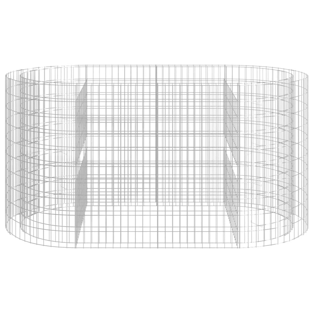 vidaXL Gabion Raised Bed Galvanised Iron 120x50x50 cm by vidaXL