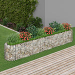 vidaXL vidaXL Gabion Raised Bed Galvanised Iron 120x50x50 cm - Raised Beds