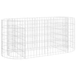 vidaXL vidaXL Gabion Raised Bed Galvanised Iron 120x50x50 cm - Raised Beds